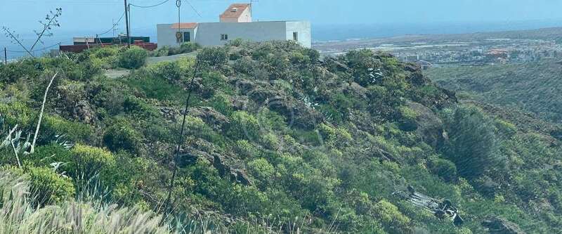 Imagen del vehículo siniestrado donde quedó ladera abajo/TA.